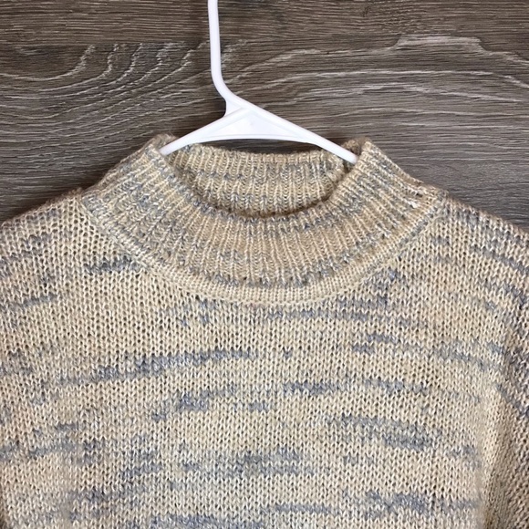 Calvin Klein Marled Stripe Mock Neck Sweater NWT - Picture 6 of 12